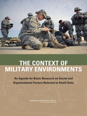 cover image of The Context of Military Environments